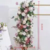 Arreglos Florales de Rosas Artificiales Transfronterizos, Arreglos Florales para Pasillo de Bodas, Flores para Decoración de Hoteles, Decoraciones de Boda, Bolas de Flores Artificiales, Arreglos Florales