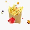Caixa de Papel Kraft, Caixa para Hambúrguer, Caixa de Embalagem, Caixa para Levar, Pipoca de Frango, Caixa para Batatas Fritas, Saco de Embalagem Listrado, Caixa, Caixa de Papel para Embalagem