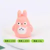 Dopamina Totoro atónito versión Q animal de dibujos animados tridimensional accesorios para ropa adornos de resina para coche venta al por mayor