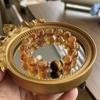 Cristal Tart Amarillo Natural Partículas Grandes Rojo Sangre de Buey Flor de Pegamento Rojo Piedra Ojo de Tigre Pulsera de Arroz Pulsera del Año Animal