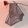 Roupa íntima feminina sexy com recorte de laço, cintura baixa, pura luxúria, tentação, renda, levanta bumbum, calcinha de renda francesa para mulheres