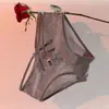 Calcinhas de Renda Sexy para Mulheres, Estilo Francês Vazado Laço Cruzado Tiras Finas, Cintura Sexy Conforto Calcinhas de Cetim para Mulheres