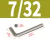 Llave Allen Cabeza Plana Acero Cromo Vanadio Niquelada Juego Herramientas Domésticas Alargada Forma de L Destornillador Hexagonal Llave
