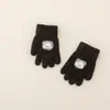 Guantes infantiles de dibujos animados, cómodos para niños de 3 a 8 años, guantes infantiles de punto cálidos y resistentes al frío, a prueba de viento para exteriores, con dedos separados