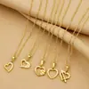 Accesorios de Colgante de Collar de Amor en Forma de Corazón de Acero de Titanio para Mujer, Apilable, Estilo de Alta Gama Otoño e Invierno, Cadena para Clavícula de Acero Inoxidable Incrustada con Circonita