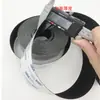 Gancho de Inyección Adhesivo de 3m Velcro Gancho Fino Ultra-Delgado Negro y Blanco Autoadhesivo para Robot Aspirador, Se Puede Cortar