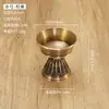 Suporte de Lâmpada de Ghee de Bronze Antigo Tibetano para Lâmpada de Buda, Lâmpada de Oferenda para Salão de Buda Doméstico, Suporte de Lâmpada de Vela de Lâmpada Eterna