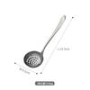 Olla Caliente Colador de Acero Inoxidable 304 Cocida Vintage Cuchara para Sopa y Gachas Mango Largo Concha para Sopa Grande para el Hogar