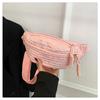 Bolso de mano de primavera de nueva moda, combina con todo, estilo occidental, sencillo, con diseño de celebridades de Internet, con burbujas a cuadros, de gran capacidad, para mujer, bolso de pecho, riñonera