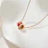 Venda Direta da Fábrica Colar Retro de Diamante de Duas Fileiras Temperamento Versátil Diário Corrente de Clavícula em Aço Inoxidável Presente de Feriado