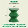 Taburete bajo de diseñador de celebridad en línea para apartamento pequeño sala de estar en casa taburete para cambiarse los zapatos taburete de plástico en forma de reloj de arena creativo ins nórdico