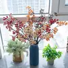 Zozikou Fabricante de Ramas de Frutas Xiaomi Flores Artificiales Plantas Verdes Venta al por Mayor Decoración de Bodas Manualidades Ins Flores Artificiales Transfronterizas