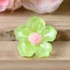 Serie de Flores Luminosas Material de Resina DIY Accesorios Pinzas para el Cabello Adornos para el Cabello Imanes para Refrigerador Flores Coloridas Decorativas de Doble Capa Venta al por Mayor