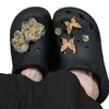 Acessórios de Flores e Borboletas de Rede de Alta Qualidade Adequados para Tamancos, Pingentes de Sapato, Fivelas de Sapato, Fivelas Decorativas de Superfície de Sapato, Removíveis