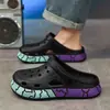 Zuecos de Eva para Hombre, Deportes al Aire Libre de Verano, Suela Suave Antideslizante, Doble Uso, Conducir, Sandalias de Playa para Exteriores
