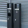 Cinzeiro de Chão para Exterior, Coluna de Cinzas de Aço Inoxidável Montada no Chão, Porta-Bitucas de Cigarro, Coluna de Extinção de Fumaça, Coletor de Bitucas de Cigarro