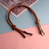 Cordón Trenzado de PU de Color Contrastante para Teléfono Móvil Cuerda Redonda Elegante Correa de Mano Corta Telescópica Ajustable de Doble Capa Funda Universal para Teléfono Móvil