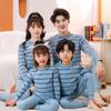 Ropa interior térmica para padres e hijos Algodón Puro Tops y Pantalones de Otoño para Niños Ropa Interior de Algodón para Niñas Suéter de Algodón Cuello Medio Forro Polar Suave Conjunto de Pijama para Niños