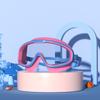 Óculos de Natação Infantis com Armação Grande HD à Prova d'Água Anti-Embaçante Peça Única com Protetores Auriculares Óculos de Natação para Meninos e Meninas Venda por Atacado em Estoque