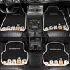Tapete para pie de coche de dibujos animados totalmente rodeado universal tapete de piso tapete para pie de coche suministros de decoración interior de coche tapete para pie de alfombra