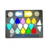 Fabricante Original al por Mayor Transfronterizo Amazon Halloween Pigmento para Pintura Corporal a Base de Agua Fácil de Limpiar Set Acuarela