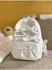Nova Mochila Escolar Estilo Japonês Ins, Mochila Fofa com Laço para Meninas do Ensino Médio, Estilo Universitário, Mochila Leve e Doce