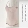Body moldeador para mujer con espalda descubierta, sin tirantes, control de abdomen, faja reductora de cintura, ropa interior levanta glúteos