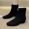 Botas de Tobillo para Mujer que Aumentan la Altura y Adelgazan, Forradas de Felpa, Estilo Coreano Vintage, Nuevas Botas de Cuña de Moda Versátiles Otoño/Invierno 2026