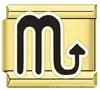 Nuevo Modelo de Pulsera de Módulos con 12 Signos del Zodiaco, Acero Inoxidable Italiano, Patrón Dorado Bañado por Goteo de Aceite, Accesorio de Pulsera Personalizable DIY Gratis