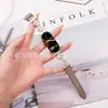 Adecuado para la Pulsera Inteligente Xiaomi Generación 9 Trébol de Cuatro Hojas Metal Diamante Cuero Correa Universal Moda en stock