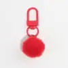 Chaveiro Pingente Bola de Pelo Fofa Colorida, Pingente para Bolsa de Estojo de Fone de Ouvido, Acessórios Artesanais DIY, Atacado do Fabricante