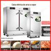 Multi-função prática com temporizador mecânico todo o aço inoxidável de poupança de energia armário de vaporização de arroz fabricantes de máquinas de vaporização de arroz fornecimento direto local