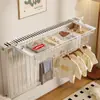 Rack de Armazenamento para Radiadores Sem Furos Secador Especial para Tubos de Aquecimento Rack para Secar Roupas e Sapatos Secador
