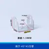 Piezas de Instalación de Barandilla Conexión de Escalera Sujetadores Paquete de Dos Paquete de Tres Asiento de Fijación de Tarjeta Clip en U de Acero Zincado Pieza de Fijación Soporte de Tubo Cuadrado