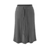 Nueva falda bodycon de cintura alta con cordón y lazada estilo europeo y americano para niñas, novedad de otoño 2026, falda midi simple adelgazante