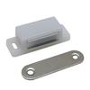 Succión de puerta de armario táctil magnética Interruptor de succión de puerta de armario Puerta única Cuentas táctiles Imán fuerte Gabinete magnético para muebles Grande Blanco