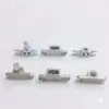 Abrazadera para Puerta de Vidrio Acero Inoxidable Abrazadera Superior e Inferior Abrazadera Curva Superior Accesorios para Abrazadera de Puerta Tipo Universal para Piso sin Marco