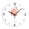 Reloj de Pared Creativo Flamingo Personalidad Moderna Simple Colgante para el Hogar Estilo Nórdico para Sala de Estar y Comedor