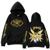 Sudadera con capucha de talla europea transfronteriza Hazbin Hotel Adam Solo de Guitarra para Hombres y Mujeres Harajuku Manga Larga