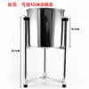 Soporte Elevado Extra Grueso para Olla de Sopa Acero Inoxidable Cubo Térmico Comercial Base para Hervidor Cubo para Cocinar al Vapor Cubo de Agua Caliente Soporte