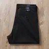 Pantalones Casuales de Seda de Hielo Lyocell de Verano para Hombre Delgados de Alta Gama Verticales Antiarrugas Sin Planchar Rectos de Corte Ajustado Pantalones Versátiles