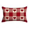 Fundas de Almohada Personalizadas para el Día de San Valentín Transfronterizas, Decoración de Atmósfera Festiva, Fundas de Cojín para Sofá del Hogar, Fundas de Cojín en Forma de Corazón para Dormitorio