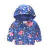 Chaqueta para niños y niñas, primavera y otoño, gorro fino, camisa con cremallera de moda bonita para bebés, abrigo para niños