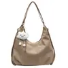 Bolso Plisado de Moda para Mujer Otoño/Invierno Nuevo Estilo Tendencia Gran Capacidad Bolso de Hombro Único 2026 Texturizado Doble Hombro Gamuza Colgante de Moda