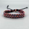 Pulsera nueva de algodón y lino estilo étnico japonés y coreano personalizada tejida a mano retro casual para pareja color al por mayor