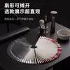 Herramienta para arte de uñas: Ventilador de pantalla de 24 colores, con puntas de uña de estilo japonés puntiagudas, tabla de colores de esmalte de uñas y uñas de práctica para arte de uñas natural