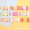 Accesorios Piezas de Resina DIY Accesorios para el Cabello Dulce Crema Pegamento Materiales Corbata de Moño Funda para Teléfono Pasador Zueco Parches