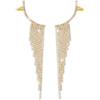 Aretes Largos de Pedrería Estilo Europeo y Americano, Populares entre Celebridades de Internet y Bloggers, Versátiles y de Moda para Fiestas, Venta Directa del Fabricante, Frescos y Elegantes