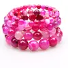 Zhou Lianfa Atacado Taobao Joias de Pedra Azul, Contas Budistas, Pulseiras de Cristal, Ágata, Pedra Olho de Tigre, Pulseiras de Cristal Rosa, Presentes
