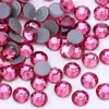 Rhinestones de Cristal de Vidrio de Espalda Plana Adhesivos Hot Melt de Fábrica Accesorios Navideños Coloridos para Ropa DIY